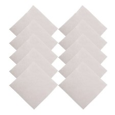Reusable Glasses Cleaning Cloth for Glasses 3.94"x3.94" Light Gray 10 Pcs