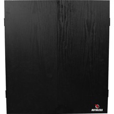 Ruthless CAB186 Dartboard Cabinet Heavy Duty Square Black New Open Box