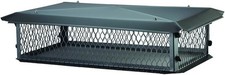 HY-C BBT1426K BigTop Multi-Flue Chimney Cover Black Galvanize Steel 8"H x 14"26"