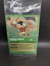 SEALED Scrooge McDuck Glimmer Foil Disney Lorcana Promo Card 36/P3