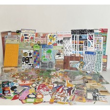 HUGE Lot Vintage Modern Scrapbook Junk Journaling Stickers Stickopotamus