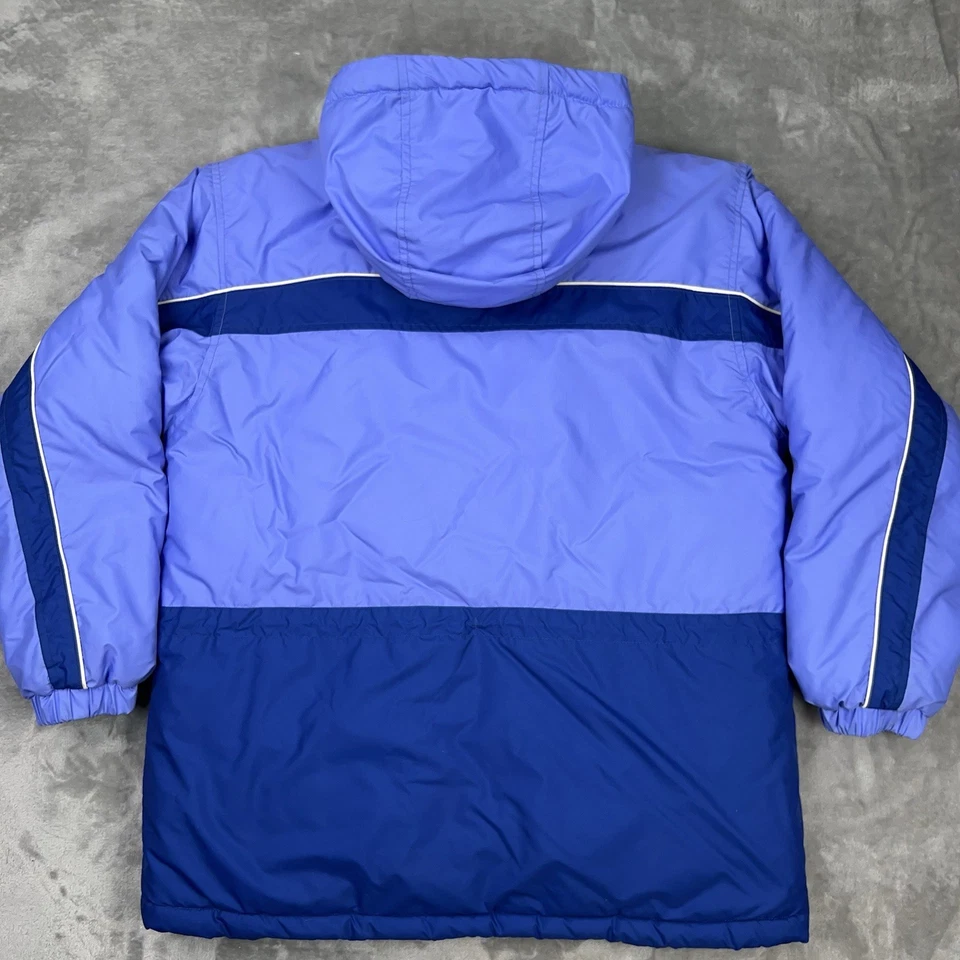 COLUMBIA Sportswear Jacket Kid's 14/16 Hooded Full Zip Ski Snow Winter Coat Blue - Image 3 of 4