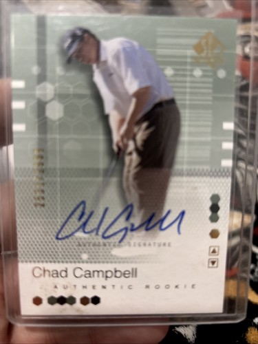 2002 SP Authentic Golf Authentic Rookie Chad Campbell No./ 2999 PGA - Bild 1 von 3