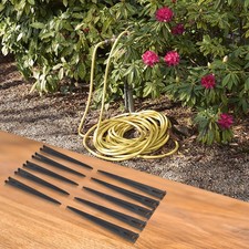 Portatubo in plastica nero per irrigazione a goccia 100 o 200 pezzi disponibili