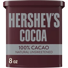 HERSHEY'S Natural Unsweetened Cocoa Powder Can, 8 Oz 