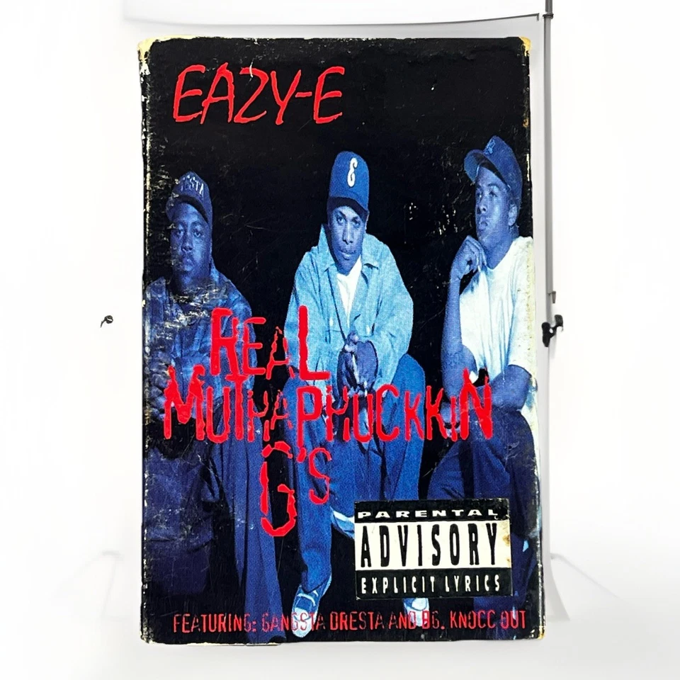 Eazy-E: Real Muthaphuckkin G's (Cassette Tape Single Ruthless) *Rare* *G+ - Image 2 of 4