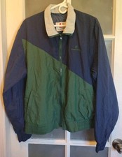 VINTAGE Champion Legends USA Made Jacket Men Sz Large Colorblock Retro Coat VTG