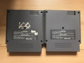 LOT DE 2 JEUX NINTENDO NES DONKEY KONG JR + 10 YARD FIGHT format CAN en loose.