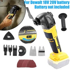 6 Speeds Oscillating Multi Tools Cordless for Dewalt 18V 20V Li-ion Battery Kit