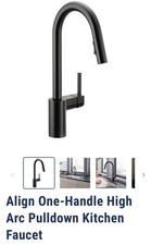 Moen Align 7565 BL Kitchen Faucet