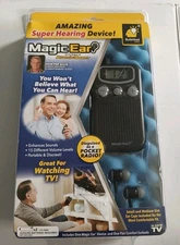 Magic Ear By Atomic Beam Hearing Amplifier Enhances Sounds Portable Discreet 