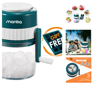 MANBA Slushy Maker Tragbar 18 8 Edelstahl Klingen 3 Stück