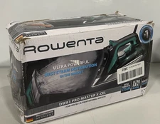 Rowenta Steam Iron, SteamForce Black /Teal