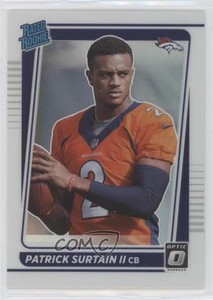 2021 Donruss Optic Rated Holo Prizm Variation Patrick Surtain II #244 Rookie RC