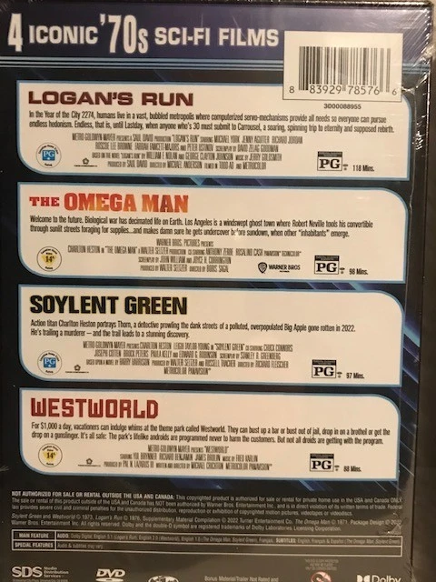 DVD Lot 7 Sci-Fi Dystopian Future MOVIES- Blade Runner, Soylent Green, They Live - Image 3 of 4