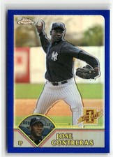 2003 Topps Chrome #409 Jose Contreras Refractors #/699 RC ☘️115