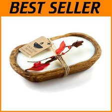 Wooden Dough Bowl Candle in Pumpkin Spice