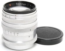 Zeiss Leica 1.5/5.8cm Sonnar V coated War-time rangefinder coupled