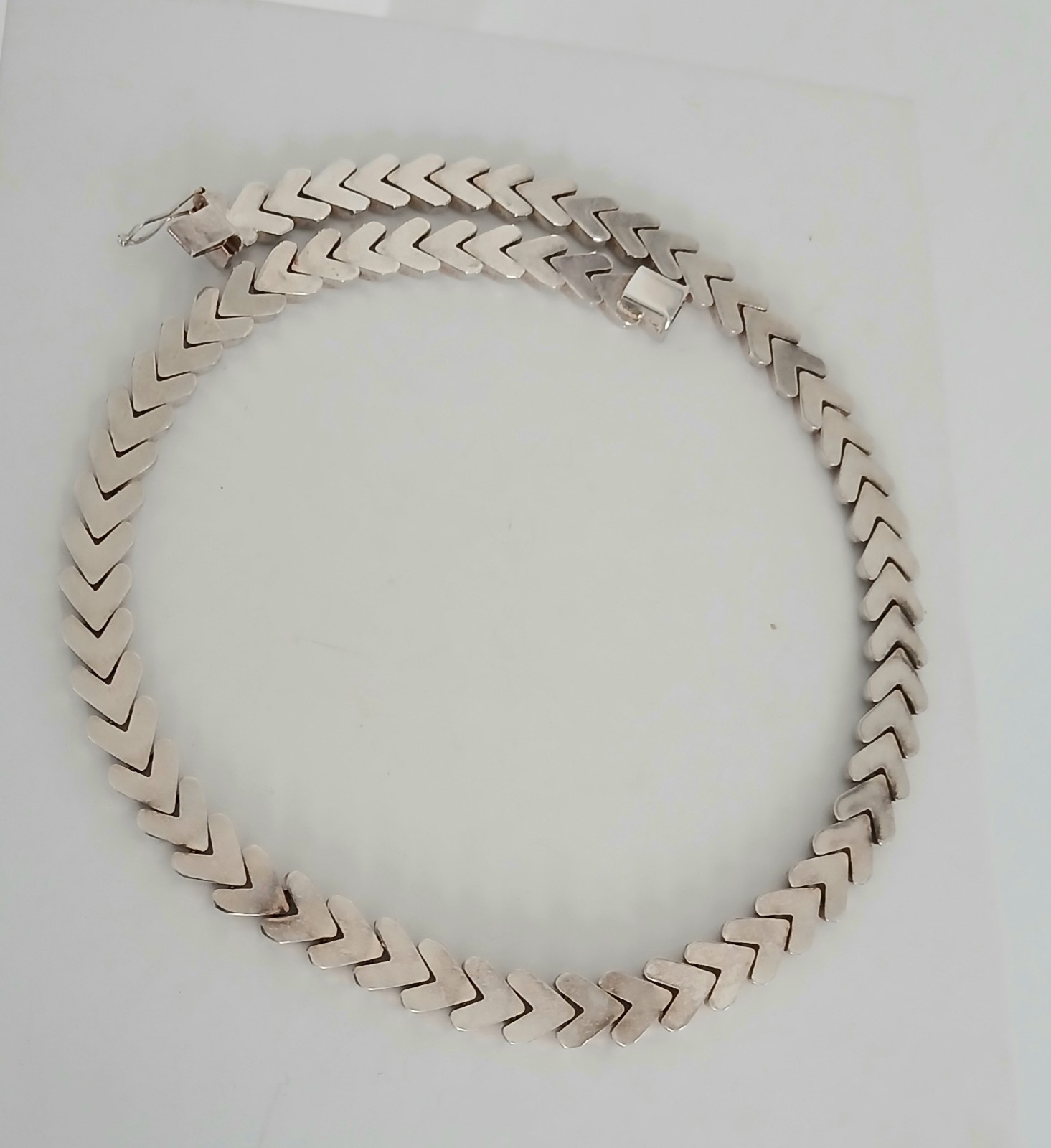 Solid Vintage 17" Solid Sterling Necklace Over 34… - image 2