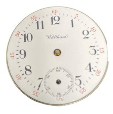 Waltham Seaside Pocket Watch Movement Size 0s 7j Hunter 1891 Nice Dial F8363