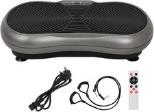 Image of Vibration Plate Exercise Machine Full Body Workout Trainer with Resistance Bands