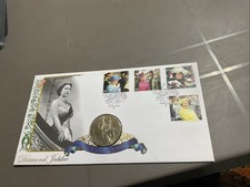 Great Britain Crown Coin FDC Circ 1977