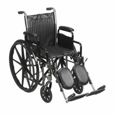 Wheelchair Dual Axle Desk Length Arm Swing-Away Elevati
