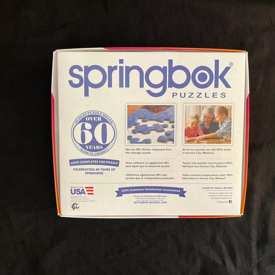 Complete “Classic Car Show" 1000 Pieces Jigsaw Puzzle From Springbok Made In USA - Image 2 of 4