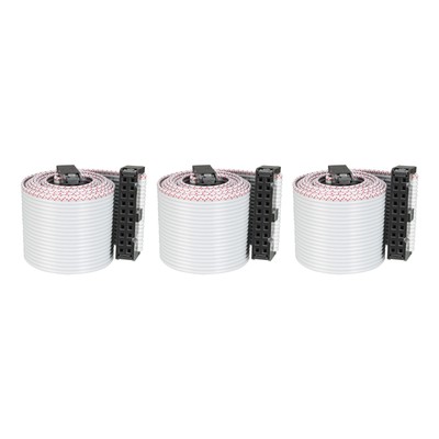 Flat Ribbon Cable with F/F C Type, [for Displayed] - 19'' 20 Pins / 3 Pcs
