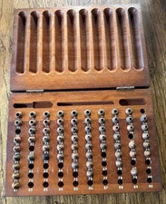 DUMORE DRILL GRINDER COLLET SET NUMBERS 1-90 NOT COMPLETE