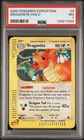 2002 POKEMON EXPEDITION #9 DRAGONITE-HOLO PSA 7