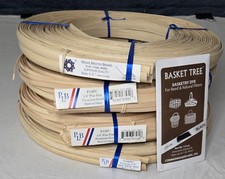 NEW Basket Weaving Flat, Flat/Oval, Half-Round Reed Lot / Wreath Making