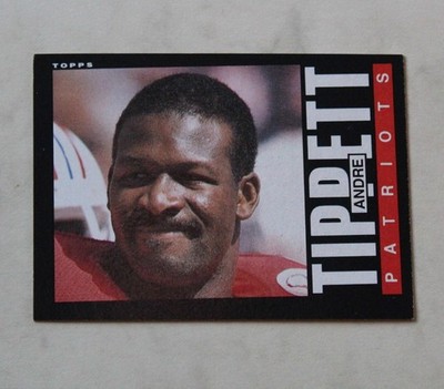 1985 Topps Football # 334 Andre Tippett Patriots HoF