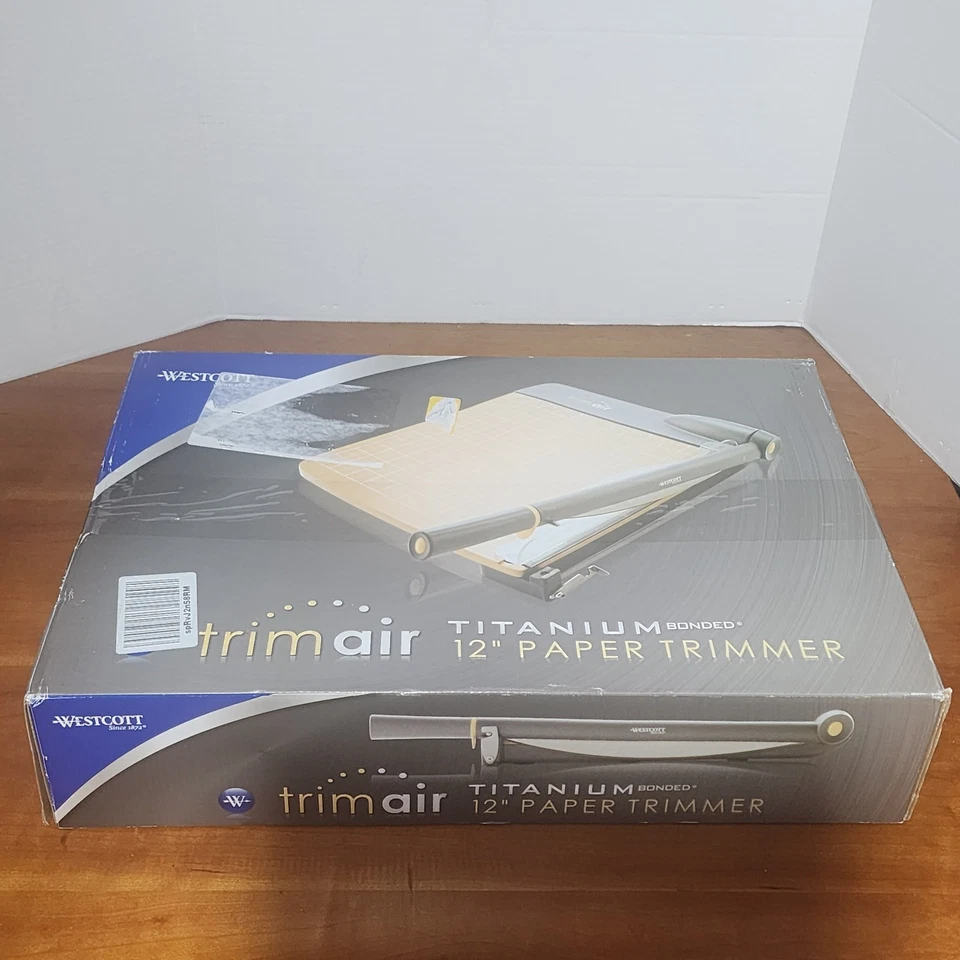 Westcott TrimAir 12英寸钛粘合12英寸剪纸器断头台切割机 — 第 3/4 张图片