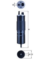 Mahle Kraftstofffilter FüR Volvo V40 SchräGheck Cross Country 526 D4 D2