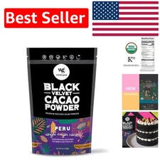 14 oz. Ultra-Dutched Black Velvet Cacao Powder – Organic, Allergen-Free Goodness