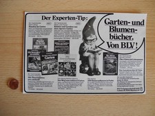 Reklame Werbeanzeige Garten- und Blumenb&uuml;cher BLV Verlagsgesellschaft M&uuml;nchen