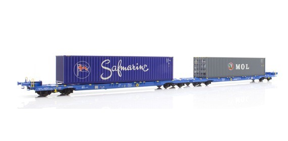 BRAWA 48104 Intermodal Type Sffggmrrss Of The AAE, 40 Feet Container