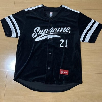 トップス Supreme 20AW Velour Baseball Jersey Supreme 20AW Velour Baseball Jersey L | eBay