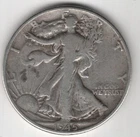 1945 P WALKING LIBERTY HALF DOLLAR 90% SILVER PHILADELPHIA .50¢ UNITED STATES