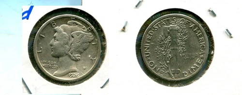 1926 S MERCURY HEAD DIME AU CL 503T