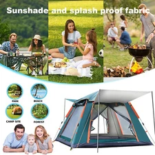 3-4 Person Pop Up Tents Waterproof Windproof Instant Tent for Camping Hiking