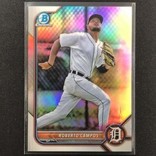 2022 Bowman Chrome Roberto Campos Bowman Prospect Base Refractor /499