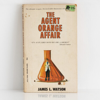 JAMES L. WATSON The Agent Orange Affair - 1971 US Apollo Books, vintage thriller