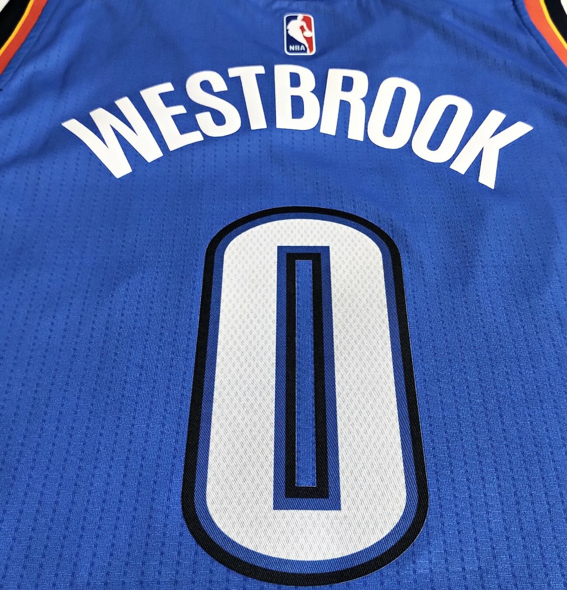 MEN-NWT-2XL RUSSELL WESTBROOK OKLAHOMA CITY THUNDER SWINGMAN NBA