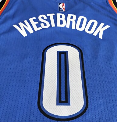 MEN-NWT-2XL RUSSELL WESTBROOK OKLAHOMA CITY THUNDER SWINGMAN NBA