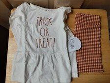 Halloween Girls 2 Piece Outfit Size 4 by Rae Dunn  NEW WITH TAGS