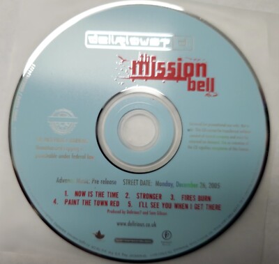 Delirious?   The Mission Bell (Pre-Release) CD PROMO advance 2005 US