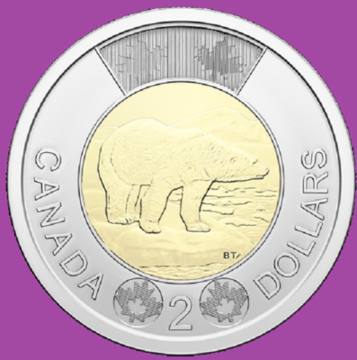 2024 Canada Two Dollar Toonie King Charles III Coin. Mint UNC. $2