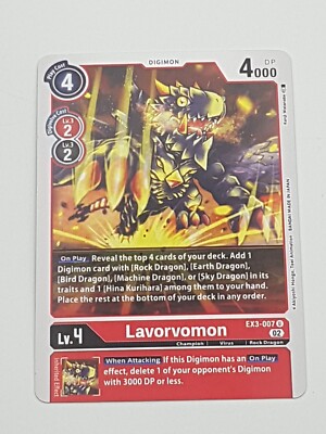 Digimon TCG Lavorvomon NM